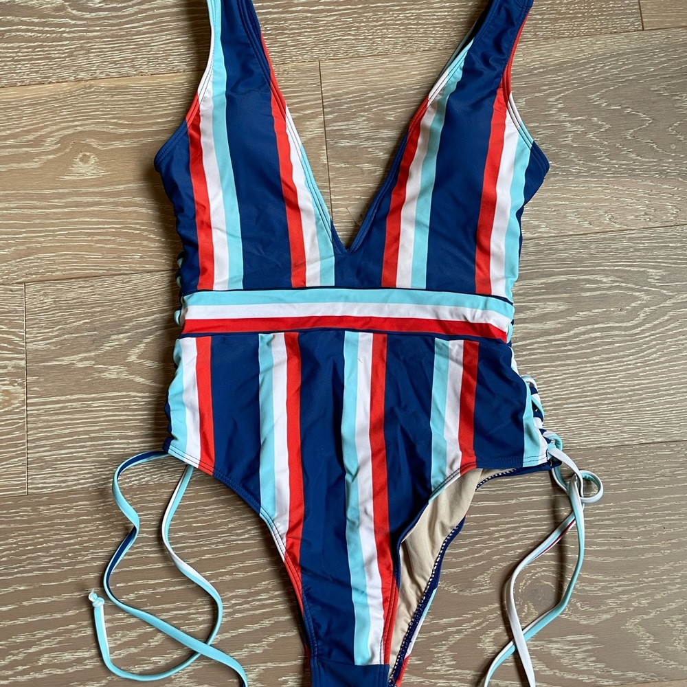 One piece bathing suit